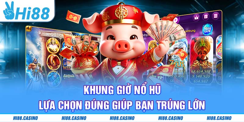 Khung giờ nổ hũ - Lựa chọn đúng giúp bạn trúng lớn